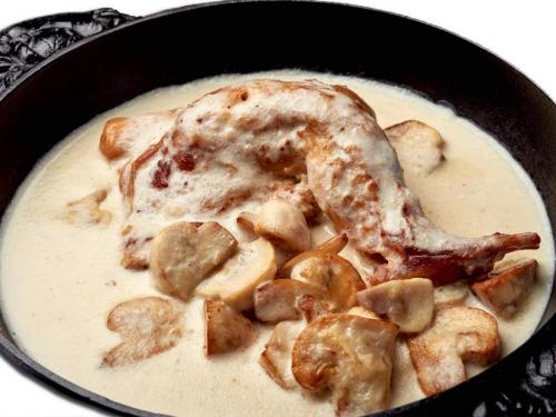 Гуляш из кролика с грибами. Кролик тушёный с грибами в сметане 22 Гуляш из кролика с грибами. Кролик тушёный с грибами в сметане 22