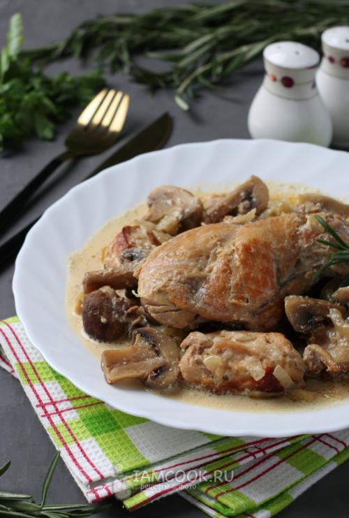 Гуляш из кролика с грибами. Кролик тушёный с грибами в сметане 10 Гуляш из кролика с грибами. Кролик тушёный с грибами в сметане 10