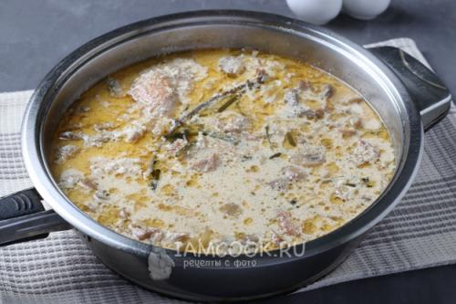 Гуляш из кролика с грибами. Кролик тушёный с грибами в сметане 09 Гуляш из кролика с грибами. Кролик тушёный с грибами в сметане 09