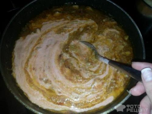 Гуляш, как в садике со сметаной. Рецепт: Гуляш - как в детском садике