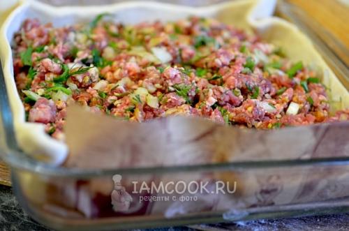 Вкусный и простой рецепт пирога с мясом 03 Вкусный и простой рецепт пирога с мясом 03