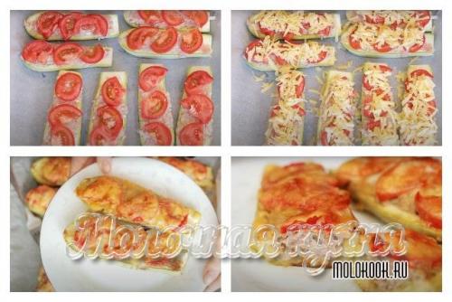 Кабачки, фаршированные помидорами. Готовим кабачки в духовке с сыром и помидорами – лучшие идеи