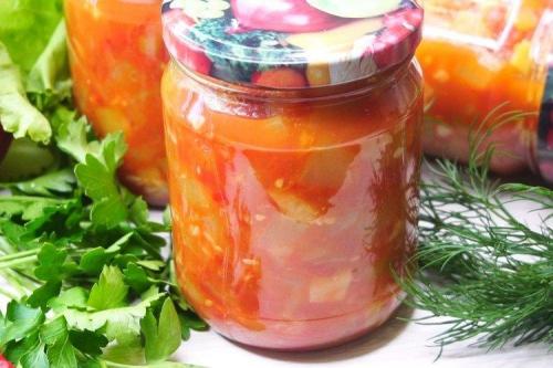 Салат из помидор на зиму. 20 простых и вкусных салатов из помидоров на зиму