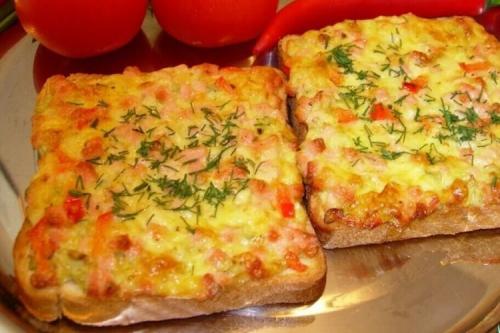 Какие виды хлеба можно подавать к салату с ветчиной и грибами без болгарского перца. 20 шикарных рецептов горячих бутербродов