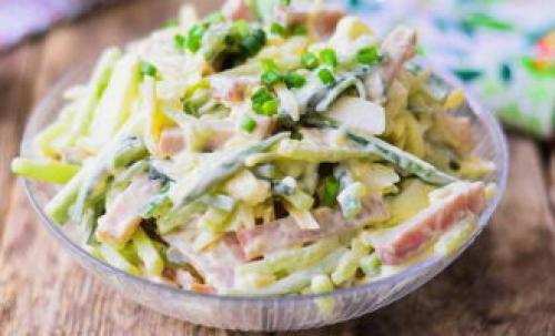 Какие ингредиенты можно использовать вместо болгарского перца в салате с ветчиной и грибами. Салаты с ветчиной