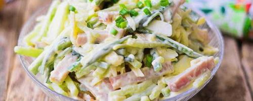 Какие ингредиенты можно использовать вместо болгарского перца в салате с ветчиной и грибами. Салаты с ветчиной