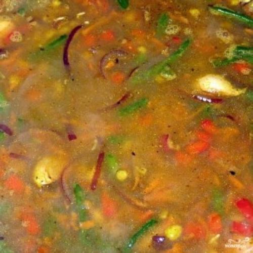 Как сочетать дикий и бурый рис с овощами. Коричневый рис с овощами