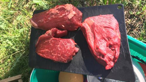 Как правильно разрезать мраморную говядину для шашлыка. Рецепт выходного дня на природе: Cтейк medium из мраморной говядины Black angus на углях