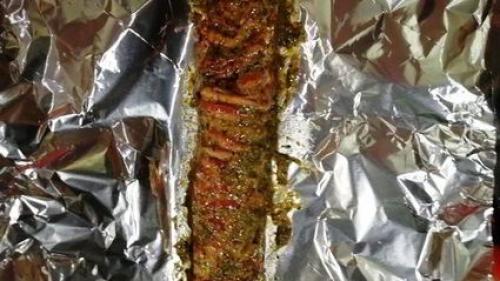 Шашлык из бекона мраморной говядины: новый уровень вкуса и текстуры 08 Шашлык из бекона мраморной говядины: новый уровень вкуса и текстуры 08