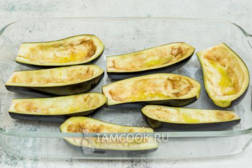 Баклажаны в духовке рецепт с грибами и сыром. Баклажаны, фаршированные грибами 13 Баклажаны в духовке рецепт с грибами и сыром. Баклажаны, фаршированные грибами 13