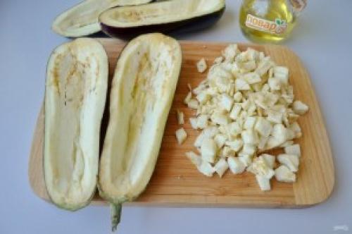 Баклажаны в духовке рецепт с грибами и сыром. Баклажаны, фаршированные грибами