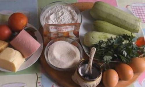 Какие ингредиенты нужны для приготовления кабачковой запеканки а-ля пицца. Пицца из кабачков в духовке с колбасой и помидорами