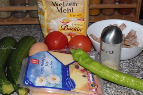 Кабачковая запеканка а-ля пицца. Кабачковая а-ля пицца