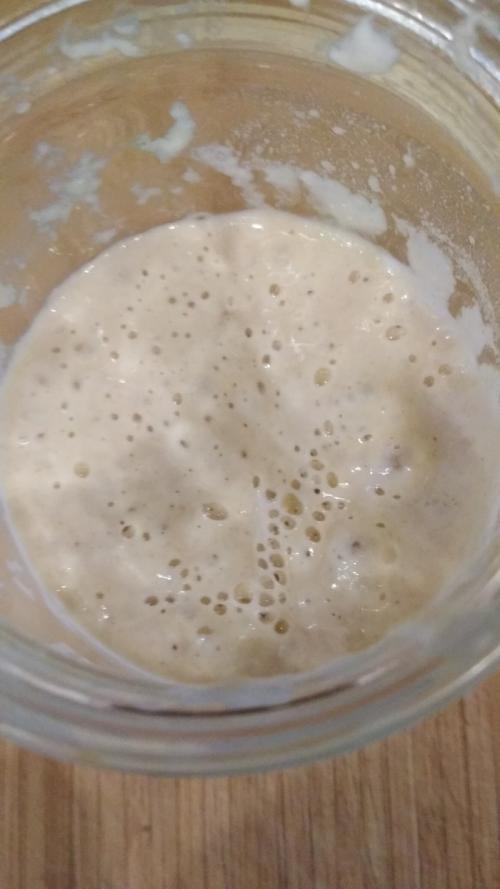 Пшеничная закваска в две подкормки. Пшеничная закваска из ржаной за сутки