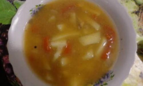 Суп из кильки в томатном соусе без риса. Суп с килькой в томатном соусе