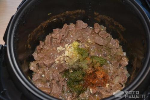 Говядина в мультиварке с помидорами и перцем болгарским. Рецепт: Говядина, тушеная с помидорами - в мультиварке