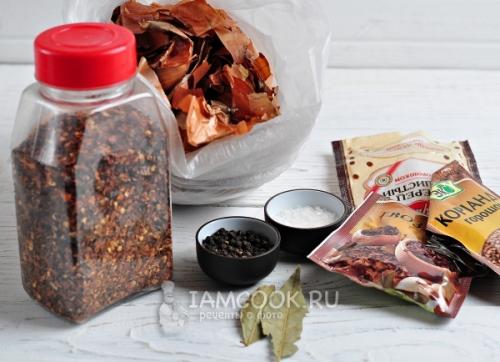 Вкусный рецепт: Свинина в беконе на вертеле 11