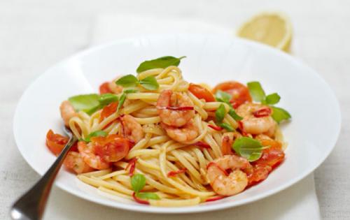 Что нужно для приготовления пасты с креветками по рецепту Джейми Оливера. Рецепт приготовления пасты с креветками