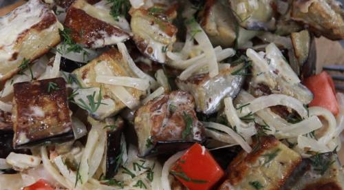 Баклажаны с луком в сливках. 20 Баклажаны с луком в сливках. 20