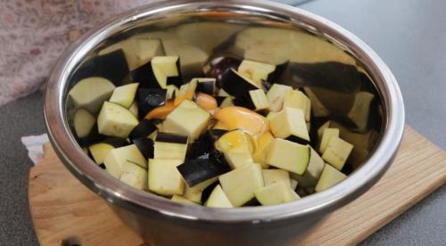 Баклажаны с луком в сливках. 09 Баклажаны с луком в сливках. 09