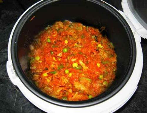 Говядина с замороженными овощами в мультиварке. Говядина, тушеная с овощами