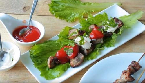 Шашлык из свинины в духовке на решетке. Рецепт мягкого шашлыка из свинины на шпажках в духовке на решётке