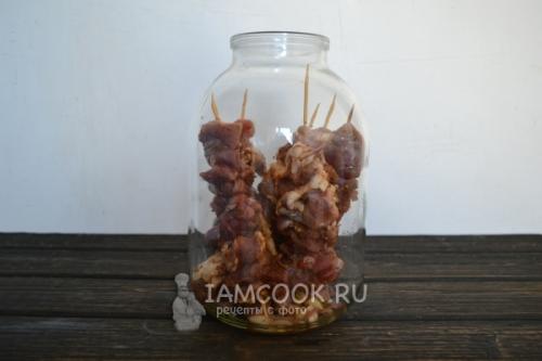 Шашлык из свинины в банке в духовке. Шашлык в духовке в банке на шпажках 10 Шашлык из свинины в банке в духовке. Шашлык в духовке в банке на шпажках 10