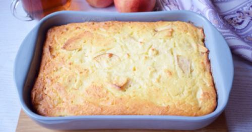 Запеканка с яблоками и творогом: вкусный и простой рецепт 01
