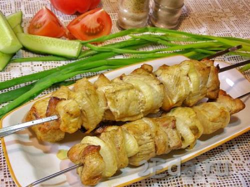 Шашлык из свинины на шампурах в духовке. Ингредиенты 07 Шашлык из свинины на шампурах в духовке. Ингредиенты 07