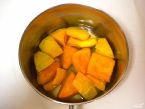 Каша из тыквы на воде