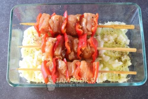 Мясо в духовке из свинины в фольге кусочками, как шашлык. Шашлык из свинины в фольге в духовке 17 Мясо в духовке из свинины в фольге кусочками, как шашлык. Шашлык из свинины в фольге в духовке 17