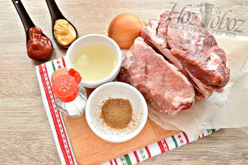 Шашлык на шпажках в фольге в духовке. Приготовление