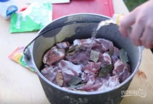 Шашлык из свиной шеи с уксусом. Шашлык из свинины с уксусом