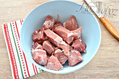 Шашлык в фольге в духовке. Приготовление