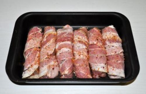 Шашлык из свиных рулетиков фаршированных беконом. Шашлык «рулетиками» без маринования мяса — очень сочно и вкусно 39 Шашлык из свиных рулетиков фаршированных беконом. Шашлык «рулетиками» без маринования мяса — очень сочно и вкусно 39