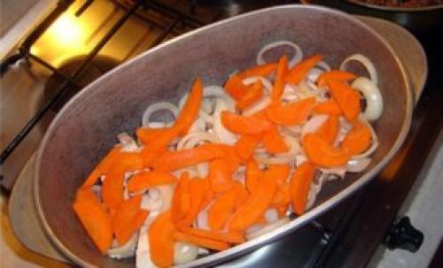 Плов с тыквой и черносливом. Шаг за шагом