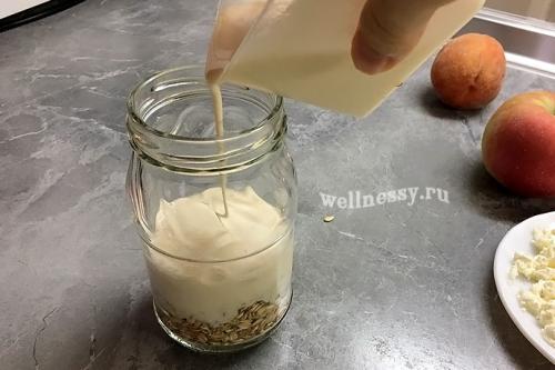 Ленивая овсянка на ночь. Ленивая овсянка (Bircher мюсли)