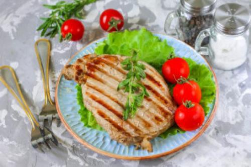 Карбонат на электрогриле. Стейк на электрическом гриле