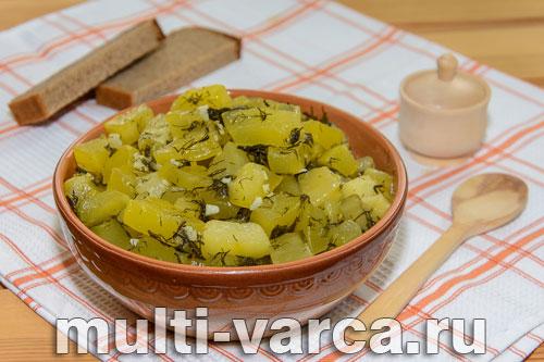 Кабачки тушеные в мультиварке с майонезом. Тушеные кабачки с чесноком и укропом