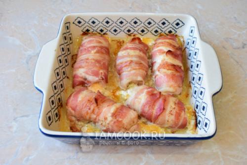 Рулетики из свиной вырезки с беконом. Свиные рулетики с грибами в беконе 26 Рулетики из свиной вырезки с беконом. Свиные рулетики с грибами в беконе 26