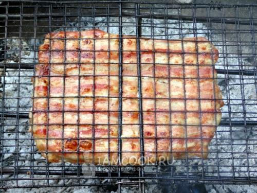 Шашлык из беконной свинины. Шашлык из отбивной свинины с беконом. Шашлык со сливочным маслом 17 Шашлык из беконной свинины. Шашлык из отбивной свинины с беконом. Шашлык со сливочным маслом 17