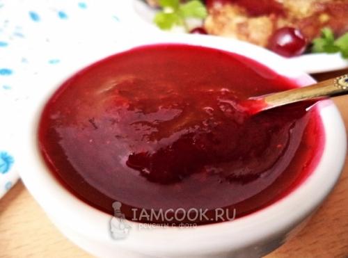 Стейк из свинины с картофелем и брусничным соусом. Процесс приготовления: 09 Стейк из свинины с картофелем и брусничным соусом. Процесс приготовления: 09