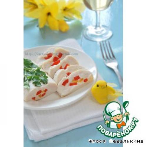 Парфе из курицы с овощами. Куриное парфе с перцем в СВЧ