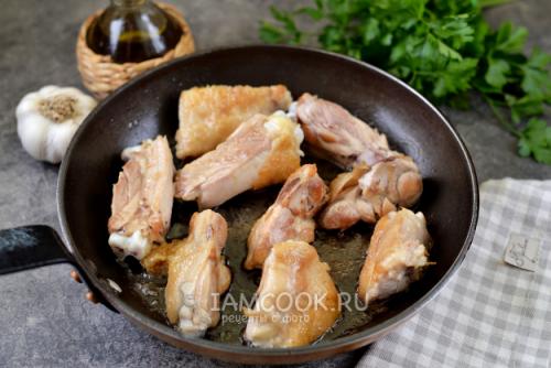 Чахохбили с болгарским перцем. Чахохбили из курицы с болгарским перцем и помидорами 01