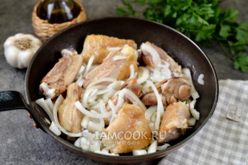 Чахохбили с болгарским перцем. Чахохбили из курицы с болгарским перцем и помидорами 02