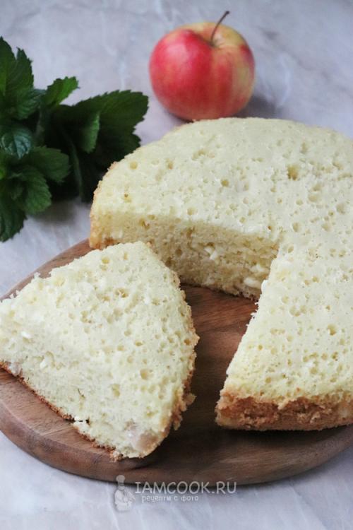 Творожно-яблочный пирог в мультиварке. Шарлотка с яблоками и творогом в мультиварке 29 Творожно-яблочный пирог в мультиварке. Шарлотка с яблоками и творогом в мультиварке 29