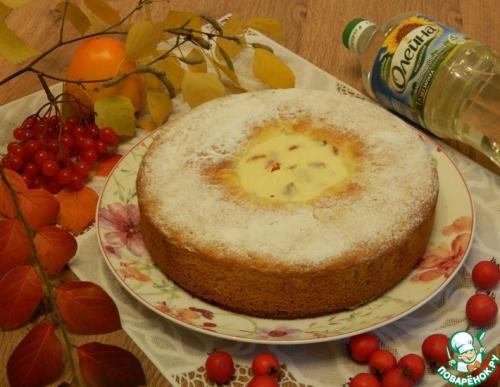 Пирог с творожной начинкой Нежность