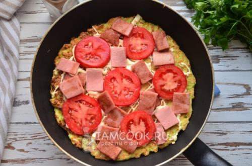 Пицца из кабачков в духовке с сыром и помидорами. Кабачковая пицца приготовленная в духовке 23