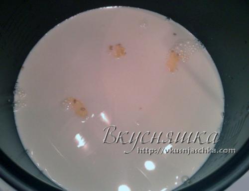 Пшеничная каша на молоке в мультиварке. Каша в мультиварке рецепт с фото пошагово