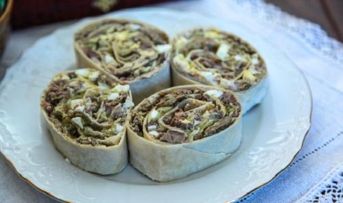 Бюджетный пикник. Закуски с лавашом